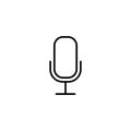 Icon. Microphone, voice search