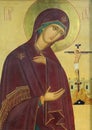 Icon of Mother of God and Jesus Christ Royalty Free Stock Photo