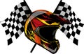 Vector Icon motocross helmet, helmet for downhill.