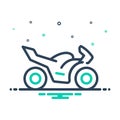 Mix icon for Motorcycles, motorbike and bike