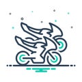 Mix icon for Motorcycles, motorbike and speed