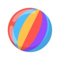 Icon multicolored ball. Vector on white background.
