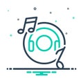 mix icon for Music, entertainment and listen