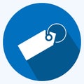 Icon Name Brand. suitable for Branding symbol. long shadow style. simple design editable. design template vector. simple
