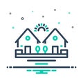 Mix icon for Neighborhood, dwelling and precintcs