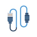 Icon for Networking Cables Royalty Free Stock Photo