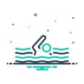 Mix icon for Nonetheless, swim and swimming