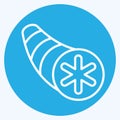 Icon Normal Bronchus. related to Respiratory Therapy symbol. blue eyes style. simple design editable. simple illustration