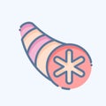Icon Normal Bronchus. related to Respiratory Therapy symbol. doodle style. simple design editable. simple illustration