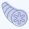 Icon Normal Bronchus. related to Respiratory Therapy symbol. two tone style. simple design editable. simple illustration