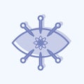 Icon Observation. suitable for data analytics symbol. two tone style. simple design editable. design template vector. simple