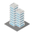 Icon ofice or apartment building Royalty Free Stock Photo