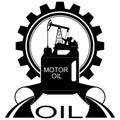 Icon oil industry-1 Royalty Free Stock Photo