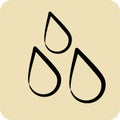 Icon Omega 3-6-9. related to CBD Oil symbol. glyph style. simple design editable. simple illustration