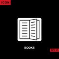 Icon art with paint brush and canvas on black background Royalty Free Stock Photo