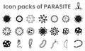 Icon packs of parasite