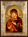 Orthodox Icon of Virgin Mary and Jesus