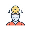 Color illustration icon for Patience, fortitude and self