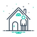 Mix icon for At, people and homes