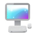 Icon for personal computer Royalty Free Stock Photo