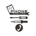 Phone service specialist Royalty Free Stock Photo