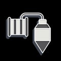 Icon Plumb. related to Carpentry symbol. glossy style. simple design editable. simple illustration