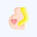 Icon Pregnancy. related to Family symbol. simple design editable. simple illustration