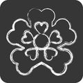 Icon Primrose. related to Flowers symbol. chalk Style. simple design editable. simple illustration