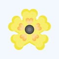 Icon Primrose. related to Flowers symbol. flat style. simple design editable. simple illustration