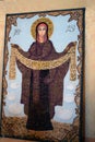 Icon of the Protection of the Mother of God in the ancient temple.