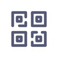 Icon for QR Codes Royalty Free Stock Photo