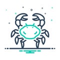 Mix icon for Realistic, sensible and crab