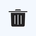 Icon Reduces Waste. suitable for education symbol. glyph style. simple design editable. design template vector. simple