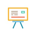 Digital Whiteboard Icon for Interactive Learning