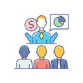 Business Ethics Training Icon Royalty Free Stock Photo