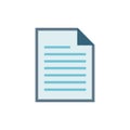 Paper Sheet Icon for Note Taking