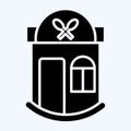 Icon Restaurant. related to Icon Building symbol. glyph style. simple design editable. simple illustration