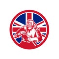 British Sandblaster Union Jack Flag