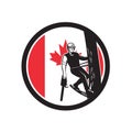 Canadian Tree Surgeon Canada Flag Icon