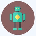 Icon Robotics. suitable for data analytics symbol. flat style. simple design editable. design template vector. simple symbol