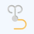 Icon Rope Hook. related to Ninja symbol. flat style. simple design editable. simple illustration