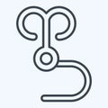 Icon Rope Hook. related to Ninja symbol. line style. simple design editable. simple illustration