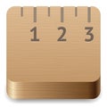 Icon for ruler Royalty Free Stock Photo
