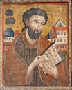 Icon of Saint Paul the Apostle from the Coptic Orthodox Church of Saint Barbara in Cairo, Egypt.