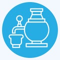 Icon Samovar. related to Russia symbol. blue eyes style. simple design editable. simple illustration