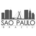 Sao Paulo Silhouette Design City Vector Art