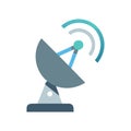Icon for Satellite Dishes Royalty Free Stock Photo