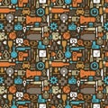 Icon seamless pattern