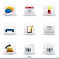 Icon series 2 - web universal Royalty Free Stock Photo