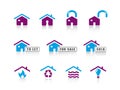 Icon series..home related Royalty Free Stock Photo